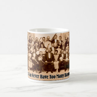 Zu viele Banjo-Tasse Tasse