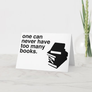 zu viele Bücher Karte