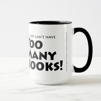 Zu viele Bücher Tasse