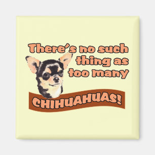 "Zu viele Chihuahua " Magnet