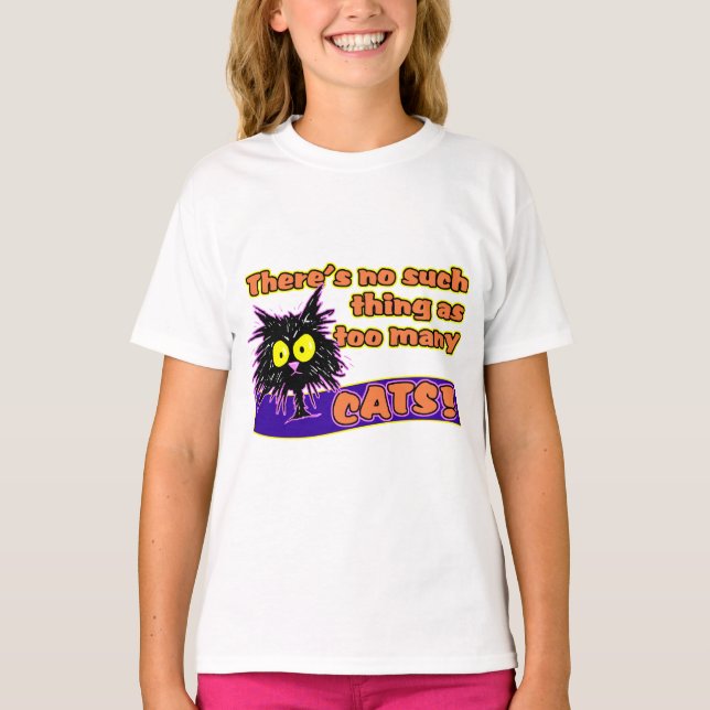 Zu viele KATZEN T-Shirt (Vorderseite)
