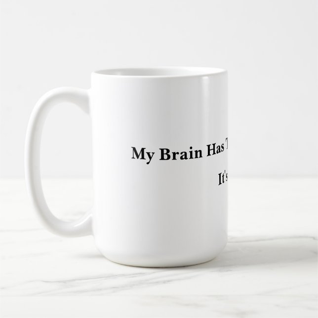 Zu viele Tabs Tasse (Links)