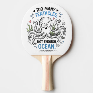 Zu viele Tentakel Tischtennisschläger Ocean Lover Tischtennis Schläger