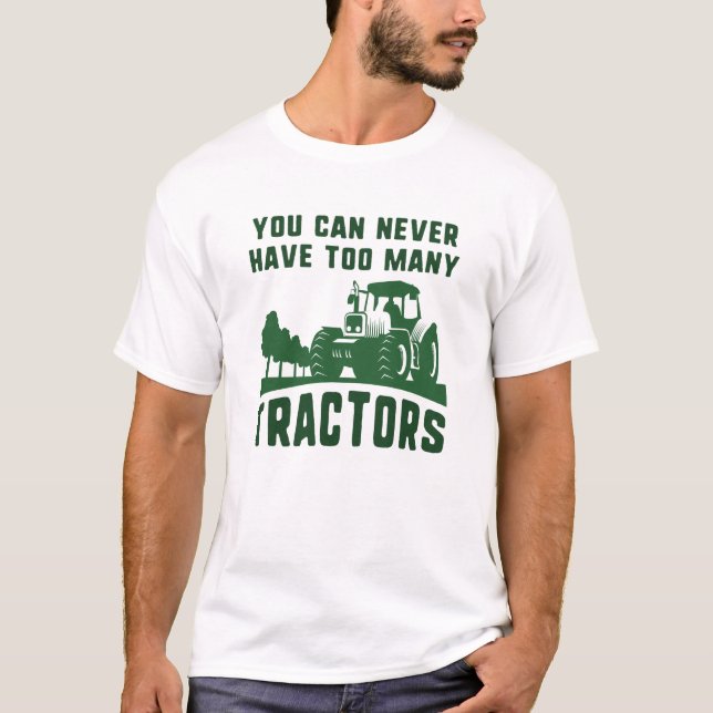 Zu viele Traktoren T-Shirt (Vorderseite)