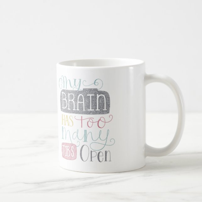 Zu viele Vorsprungs-Tasse Kaffeetasse (Rechts)