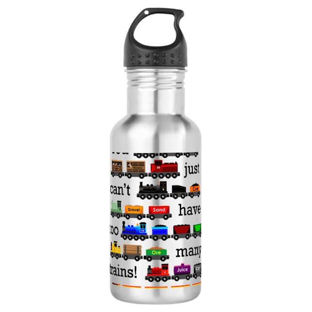 Zu viele Züge Trinkflasche (Vorderseite)