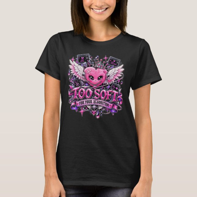 Zu weich für Ihren Algorithmus T-Shirt (Vorderseite)