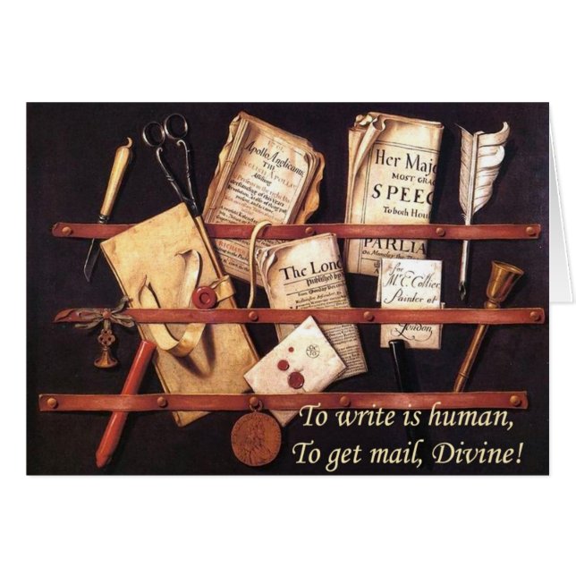 Zu Write ist menschlich (Vorderseite (Horizontal))