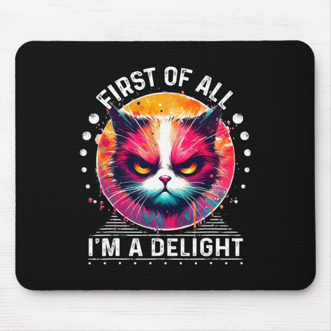 Zuallererst bin ich ein erstaunlich sarkastischer, mousepad (Vorne)