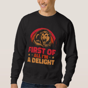 Zuallererst bin ich ein erstaunlich sarkastischer, sweatshirt