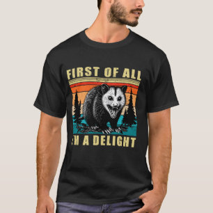 Zuallererst bin ich ein erstaunlich sarkastischer, T-Shirt