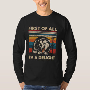 Zuallererst bin ich ein erstaunlich sarkastischer, T-Shirt