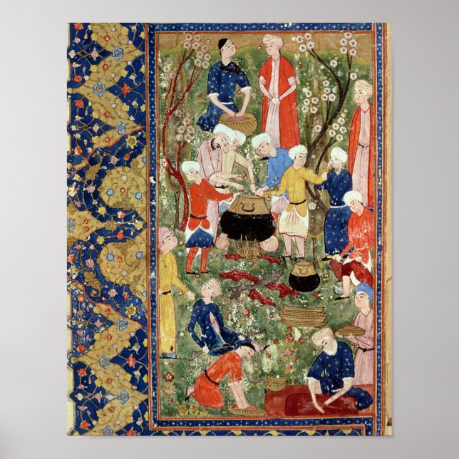 Zubereitung einer Mahlzeit Poster (Vorne)