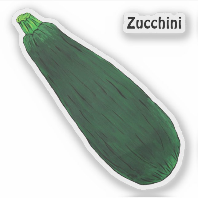Zucchini Aufkleber (Vorderseite)