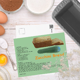 Zucchini Bread Recipe Postkarte