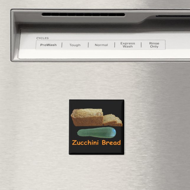 Zucchini Brot Magnet (In Situ (Geschirrspüler))