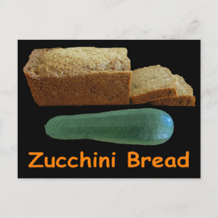 Zucchini Brot Postkarte