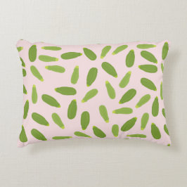 Zucchini Courgette Summer Squash Muster Dekokissen