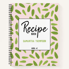 Zucchini Courgette Summer Squash Muster Rezept Notizbuch