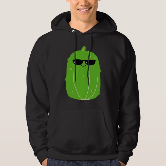 Zucchini Dad King Vegetable Fathers' Day Gardener Hoodie (Vorderseite)
