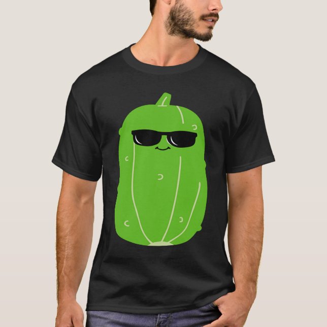 Zucchini Dad King Vegetable Fathers' Day Gardener T-Shirt (Vorderseite)