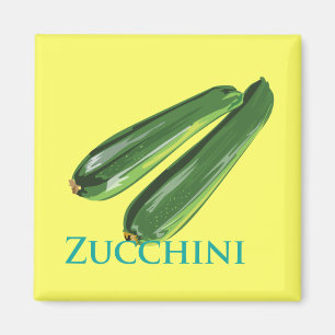 Zucchini-Kürbis Magnet