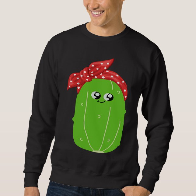 Zucchini Mom Vegetable Mothers' Day Gardener Sweatshirt (Vorderseite)