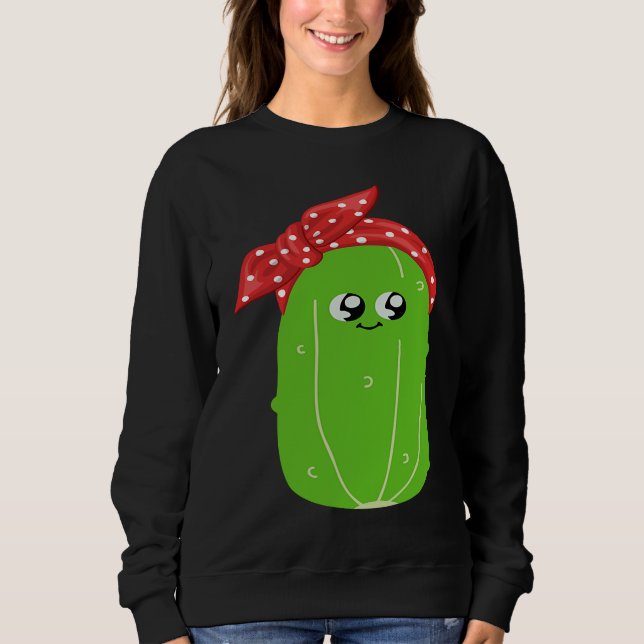 Zucchini Mom Vegetable Mothers' Day Gardener Sweatshirt (Vorderseite)