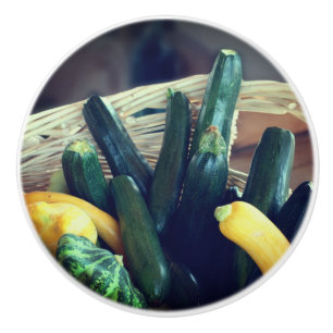 Zucchini Sommer Squash Gourds Gemüse Keramikknauf