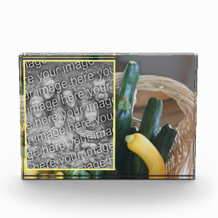 Zucchini Squash Gemüse hinzufügen Fotoblock