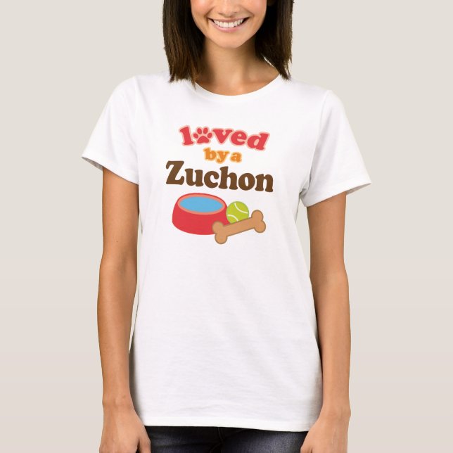 Zuchon Hundeliebhaber-Haustiergeschenk T-Shirt (Vorderseite)