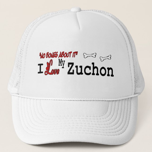 Zuchon (I Liebe) Hat Truckerkappe (Vorderseite)