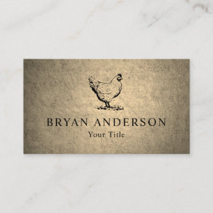 Zuchtbetrieb - Hühner Visitenkarte