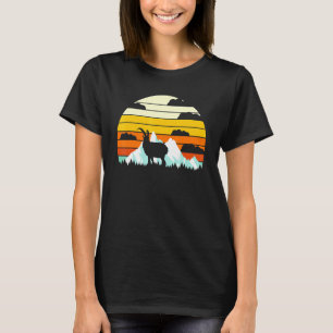 Züchter der Vintagen Rück-Ziege-Bauer T-Shirt
