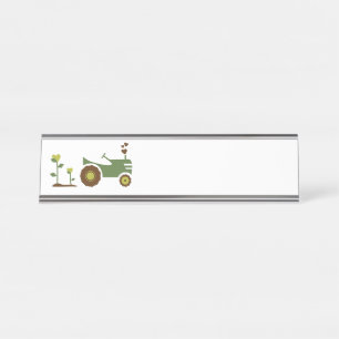 Zuchtschlepper Schreibtischnamensplakette