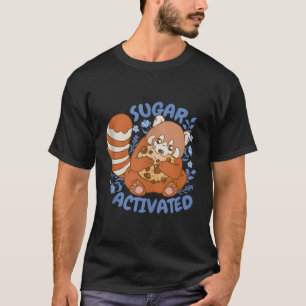 Zucker aktiviert Red Panda T-Shirt