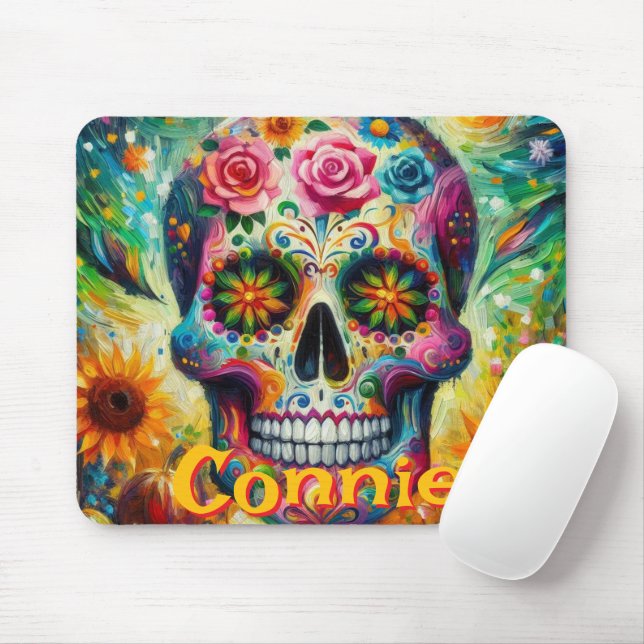 Zucker Blütenblütenblume Rose Sonnenblumen Persona Mousepad (Mit Mouse)