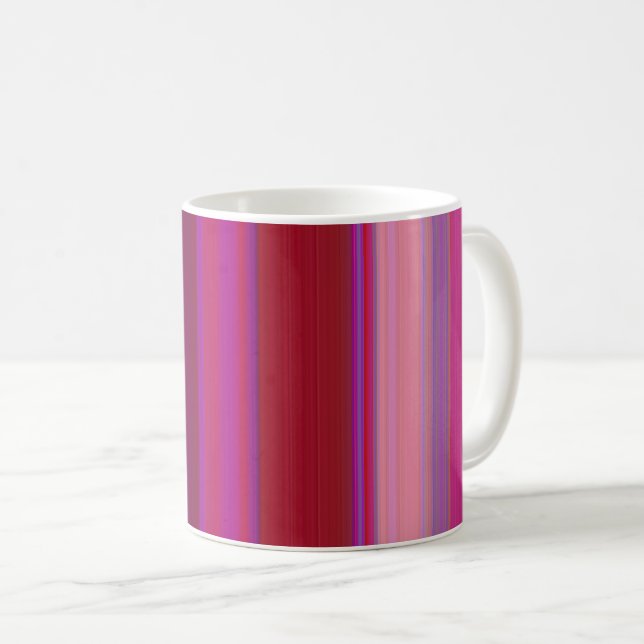 Zucker Candy Streifen Kaffeetasse (VorderseiteRechts)