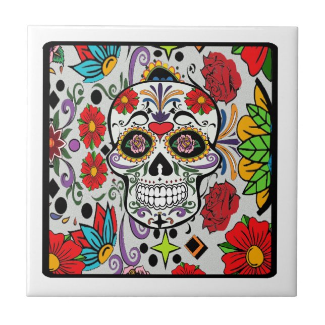 Zucker Fliese (Vorderseite)