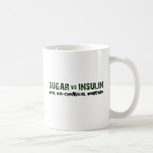 Zucker gegen Insulin Kaffeetasse