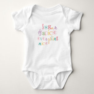 Zucker Gewürze Alles Baby Girl Strampler Romper