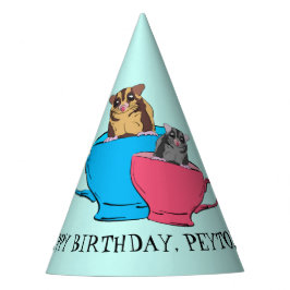 Zucker Glider in Teekuchen Maßgeschneiderte Geburt Partyhütchen