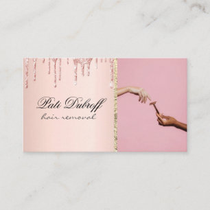 Zucker Haarentfernung Zucker Schönheitssalon Welln Visitenkarte