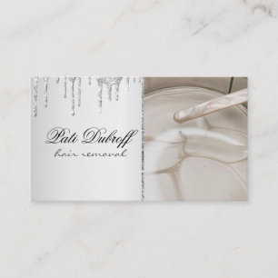 Zucker Haarentfernung Zucker Schönheitssalon Welln Visitenkarte