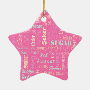 Zucker Keramik Ornament