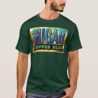 Zucker Kupfer Blau Fan Art Geschenk