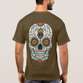 Zucker Liebe Skull Dia de Los Muertos Tag der Tote T-Shirt