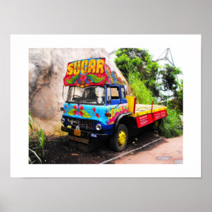 Zucker-Lkw Poster