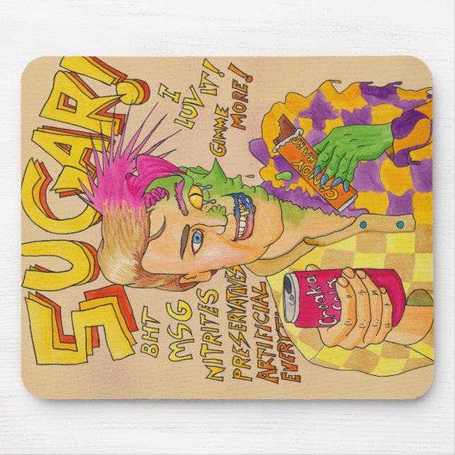 Zucker! Mousepad (Vorne)
