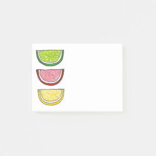 Zucker Obst Slice Candy Lemon Limone Scheiben Post Post-it Klebezettel